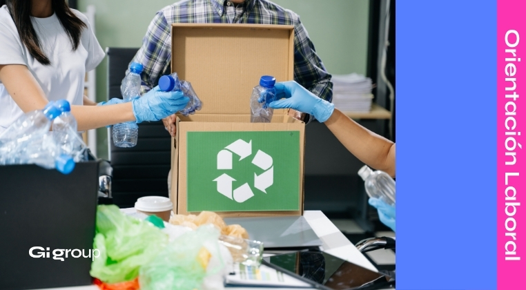 reciclar en el trabajo